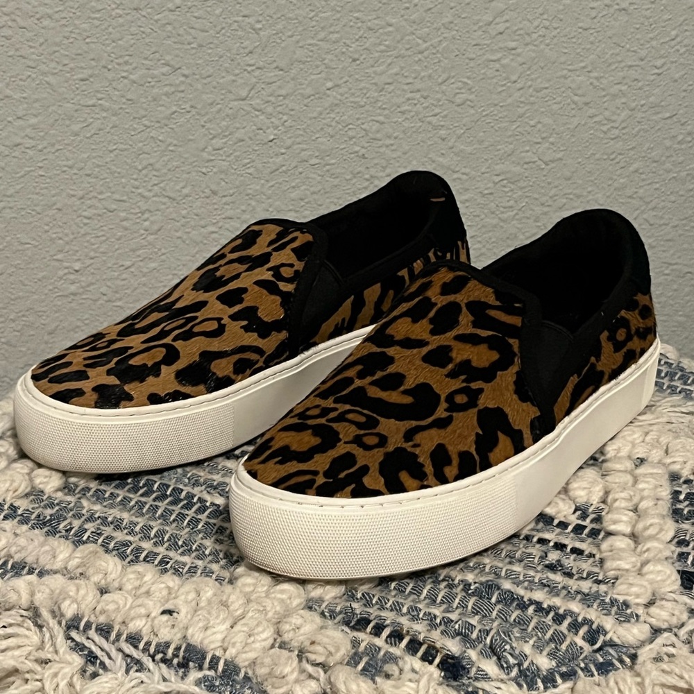 UGG calf hair slide on sneakers